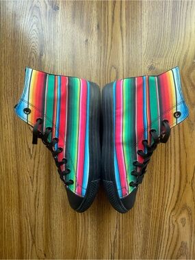 House of Chingasos Chicano All-Stars Serape Hightop Shoes size 13